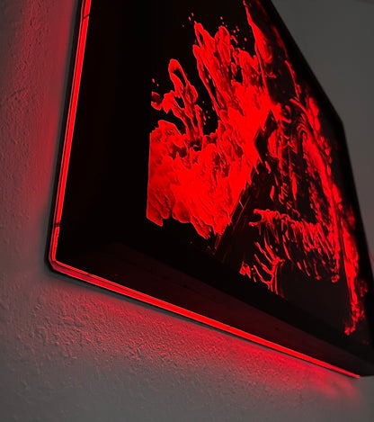 Gaming Soldier Wall Light Up Art