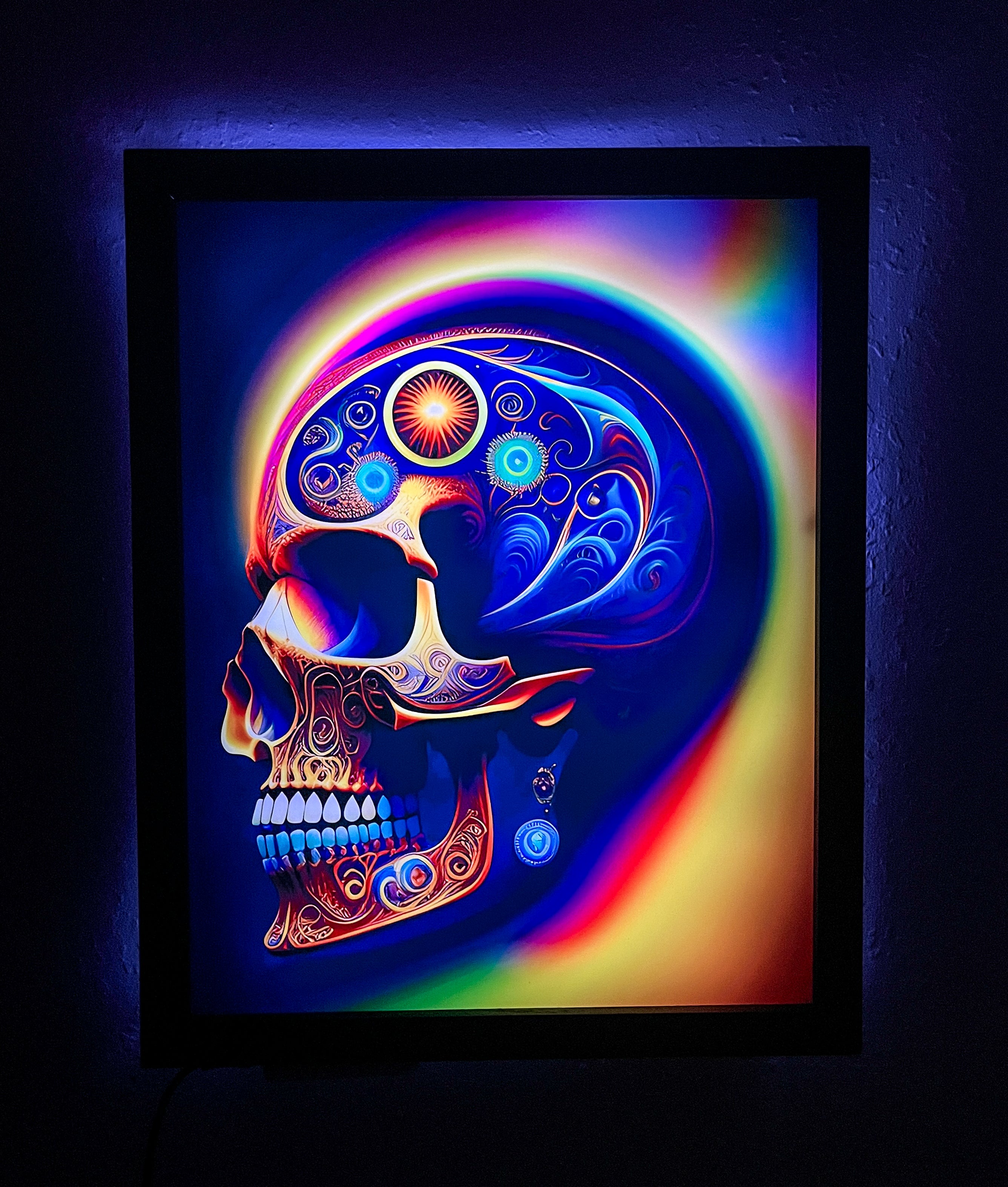 Cyber Punk Lighted Wall Art