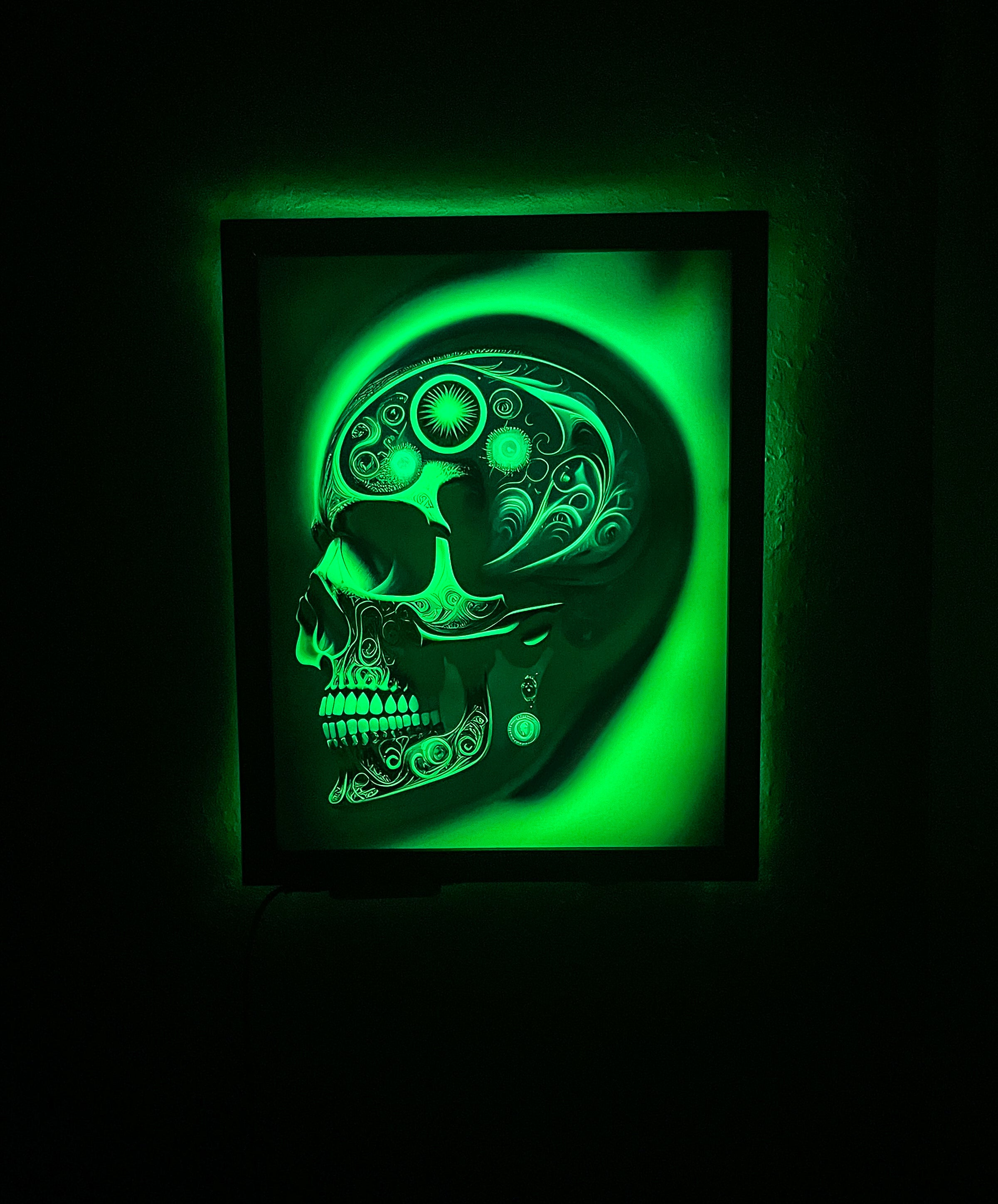 Cyber Punk Lighted Wall Art