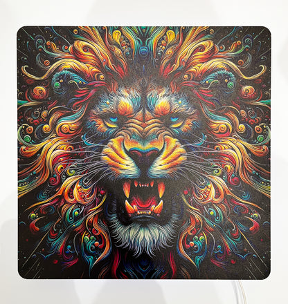 Roaring Lion Floating LED Wall Decor