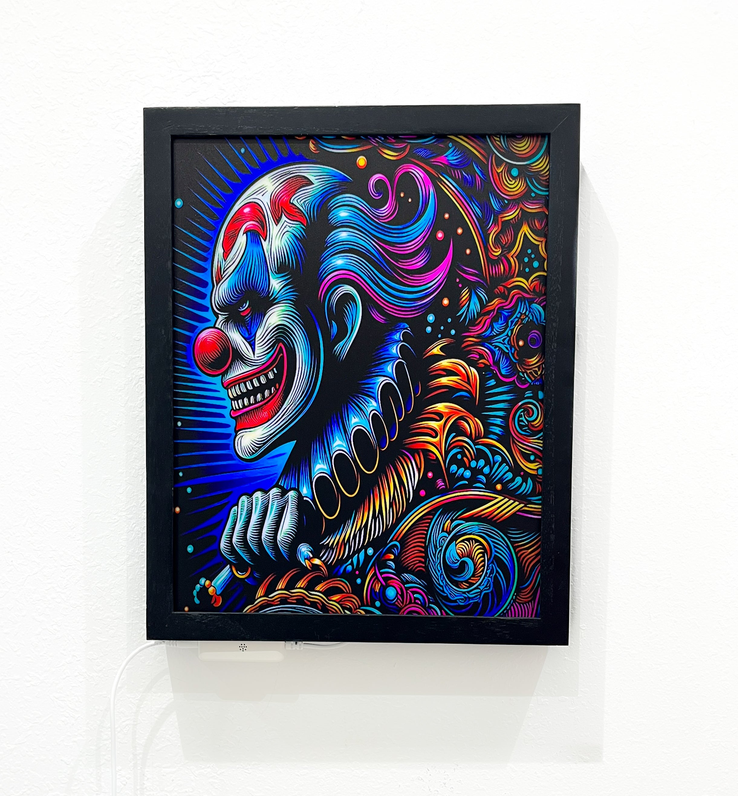 Creepy Clown LED Wall Decor