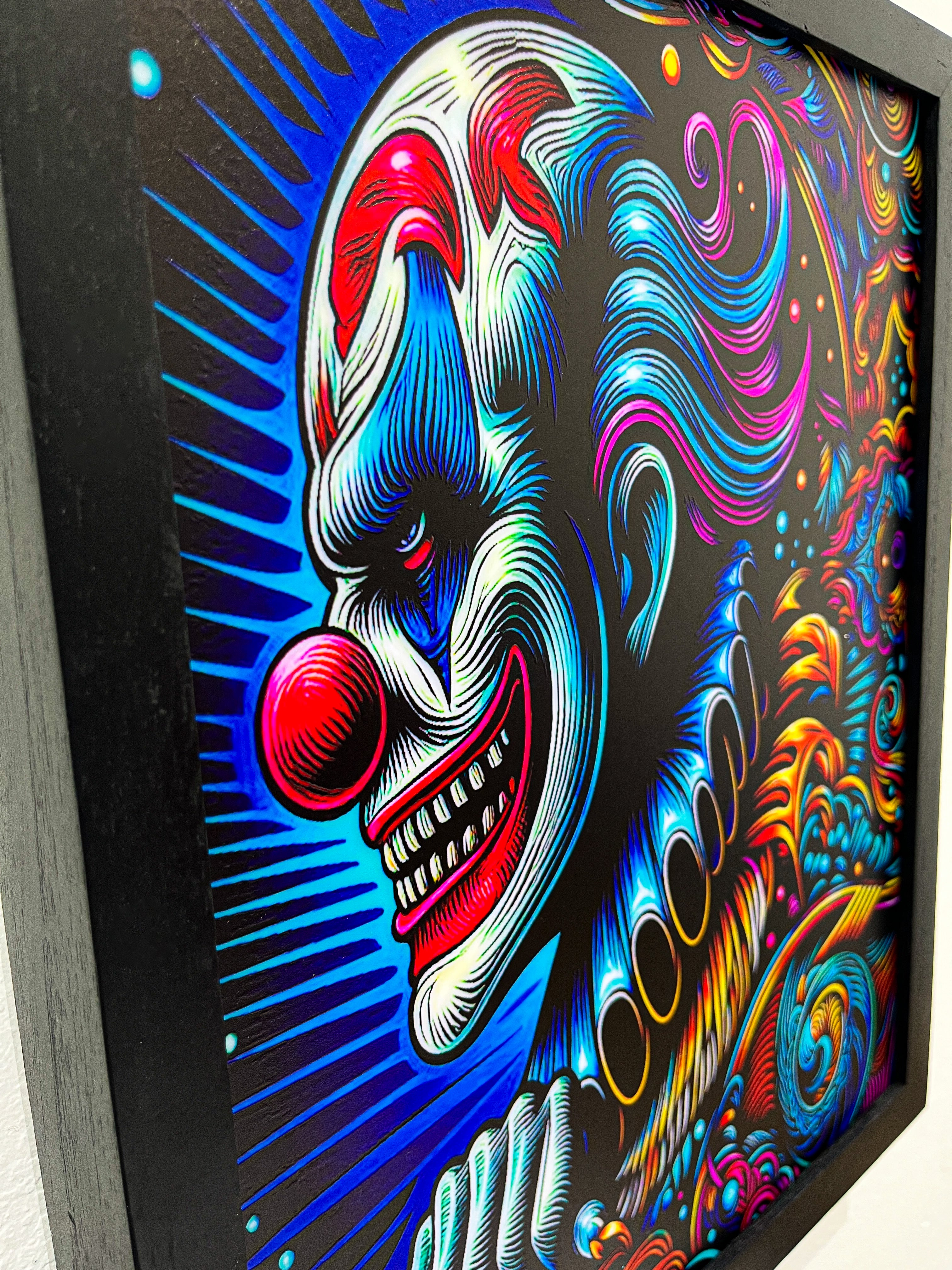 Creepy Clown LED Wall Decor