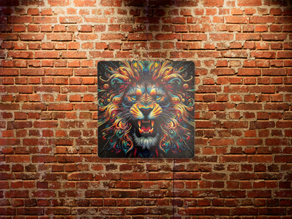 Roaring Lion Floating LED Wall Decor