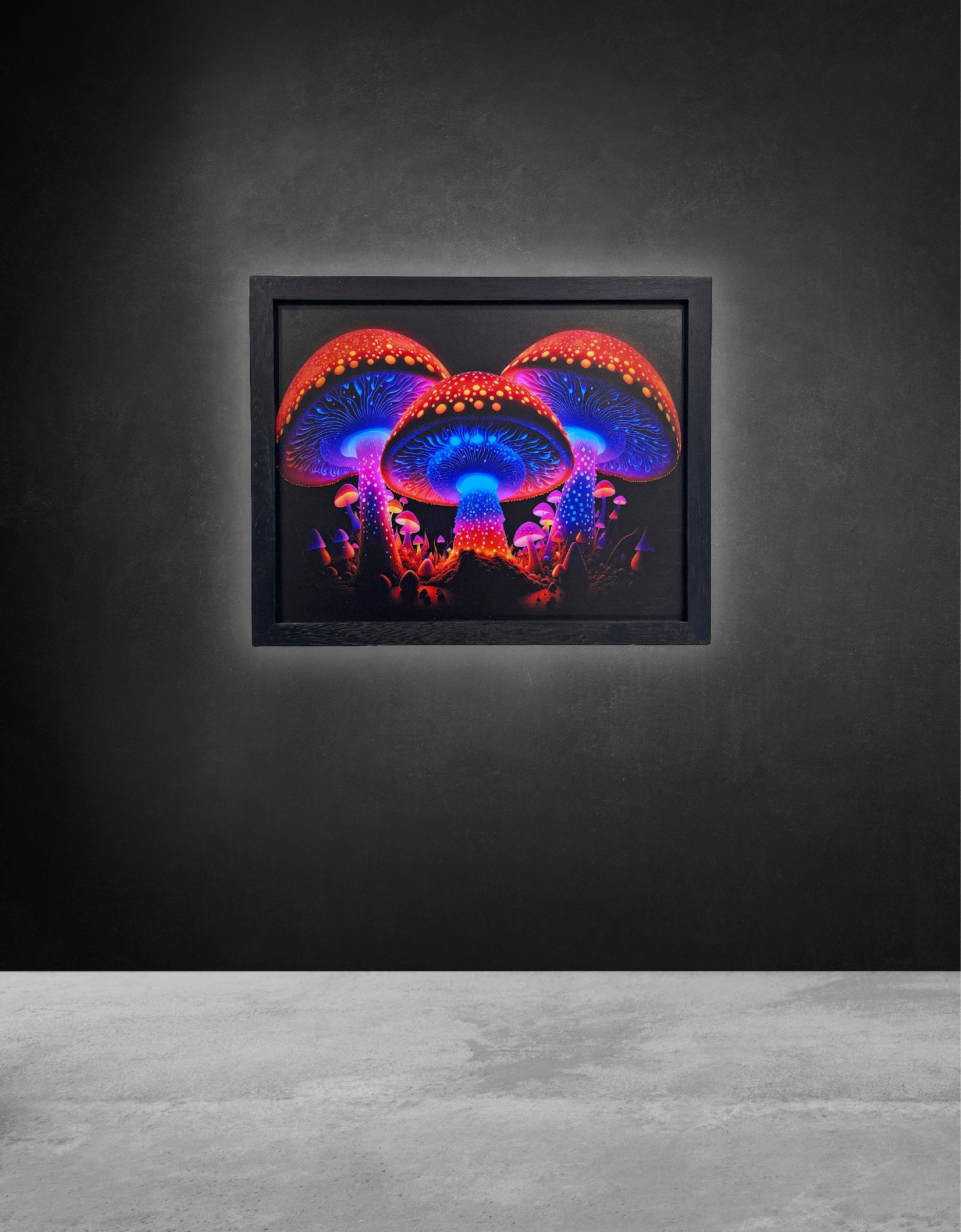 Enchanted Mushroom Light Up Wall Art