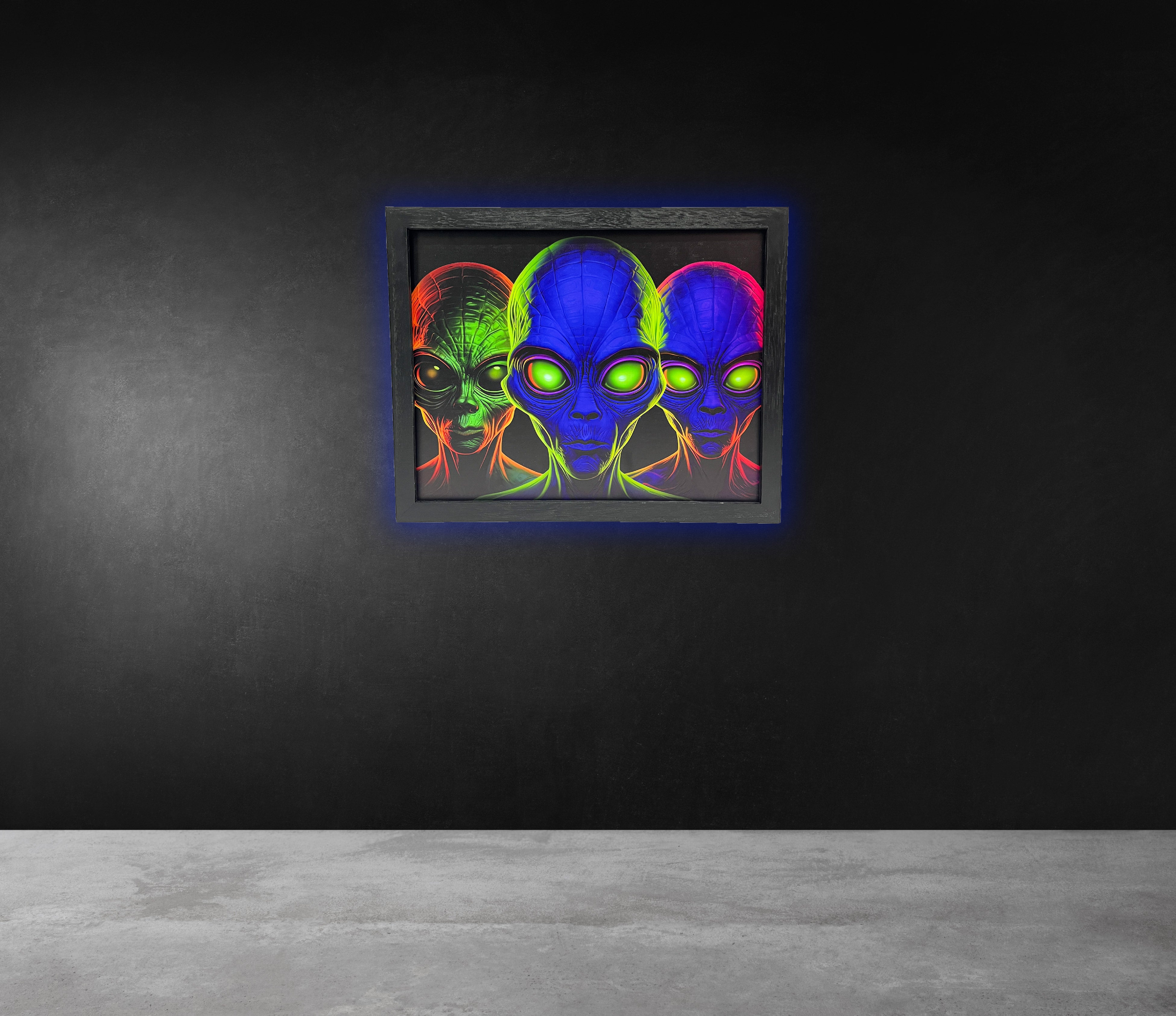 Alien Light Up Wall Art